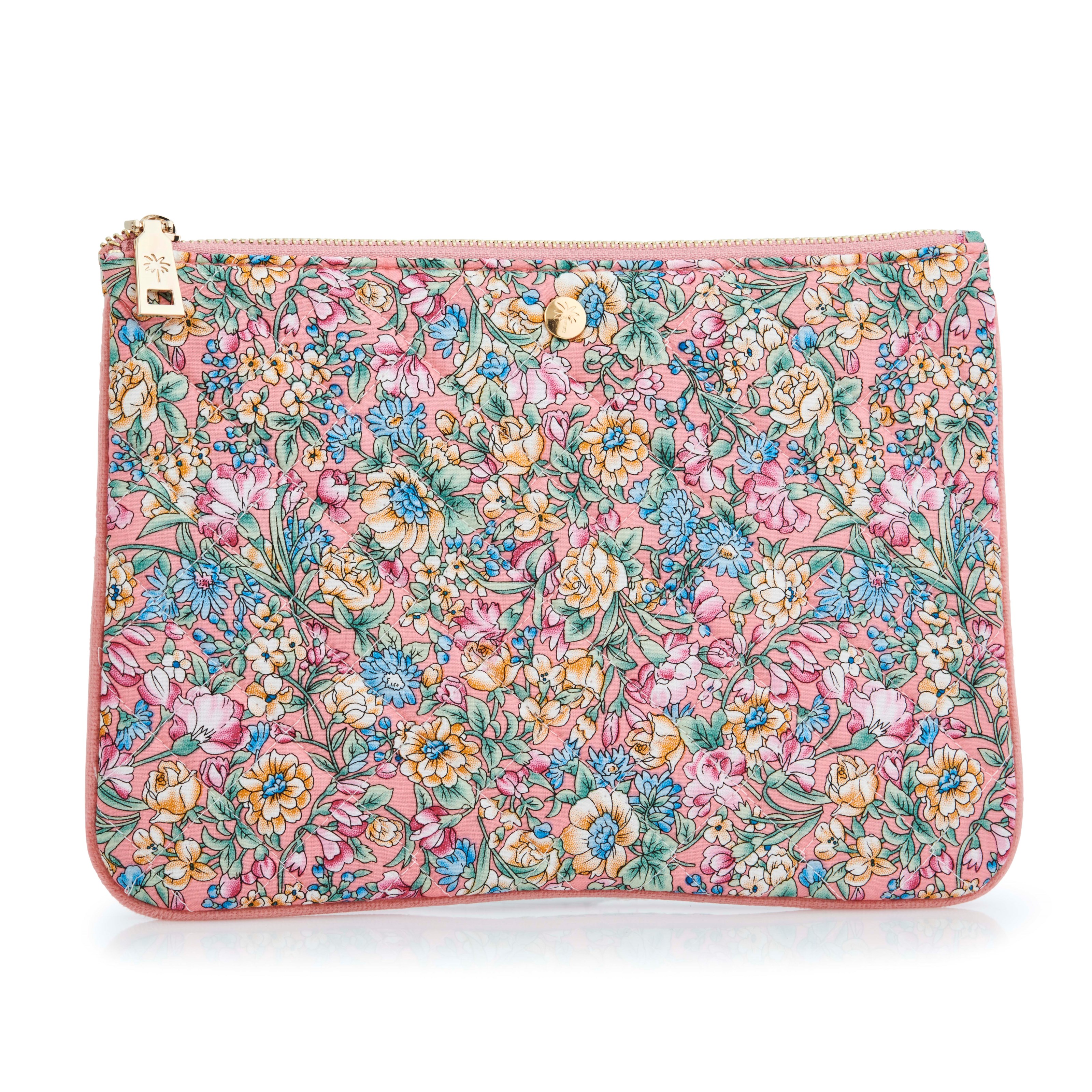 Läs mer om Fan Palm Rosie Flower Clutch