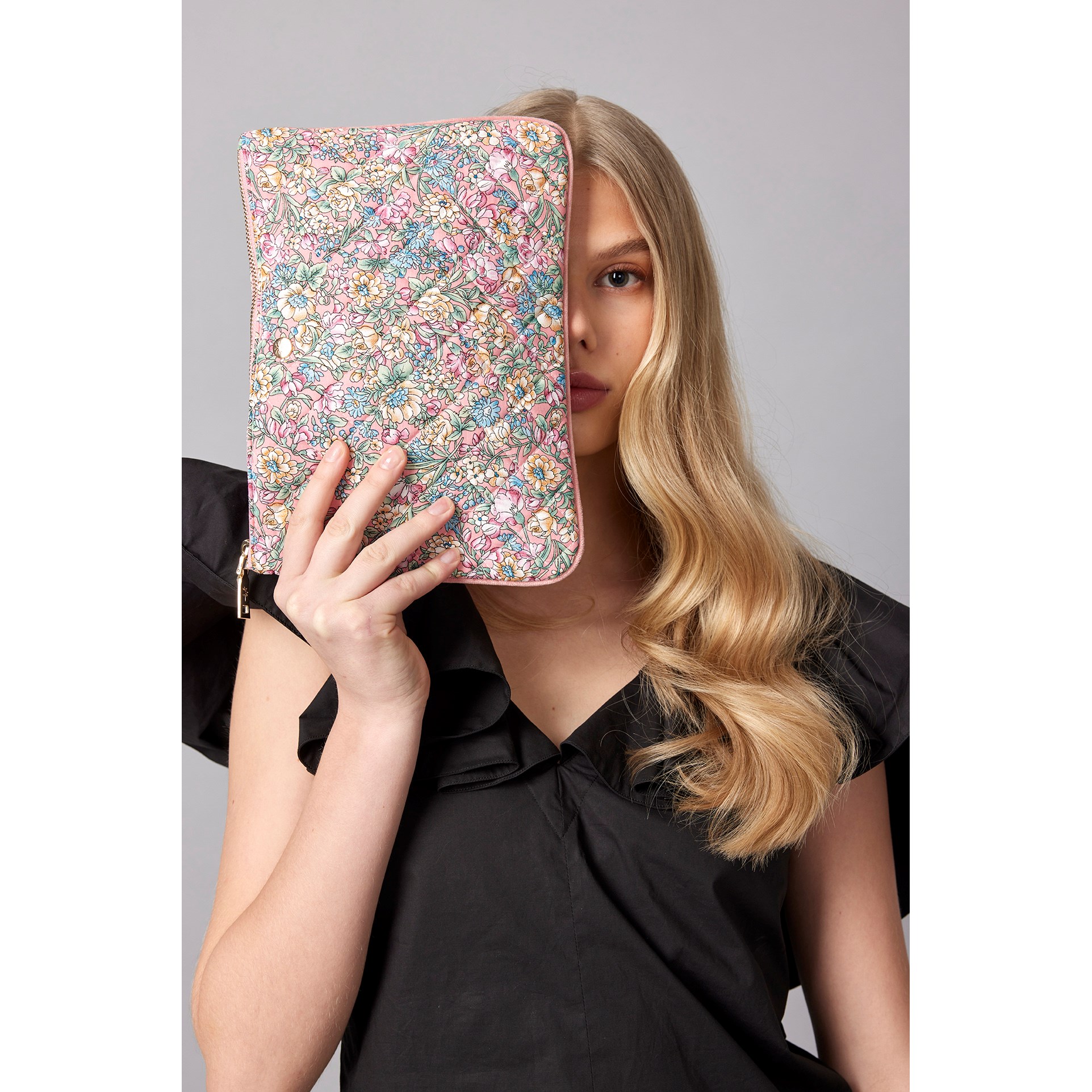 Fan Palm Rosie Flower Clutch (obrázok 4)