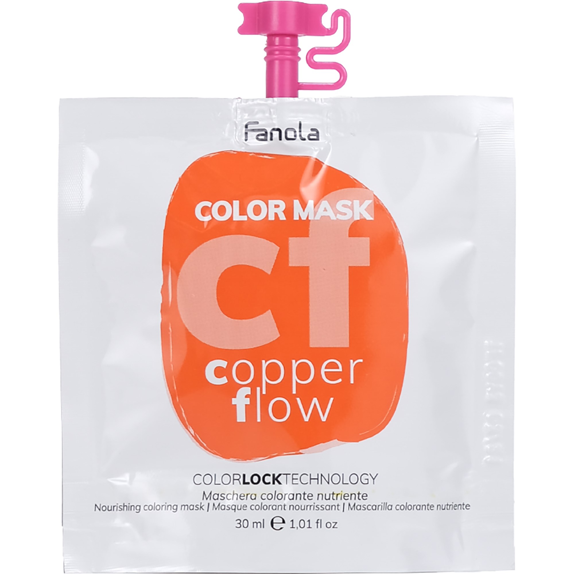 Läs mer om Fanola Color Mask Nourishing Colouring Mask Copper Flow