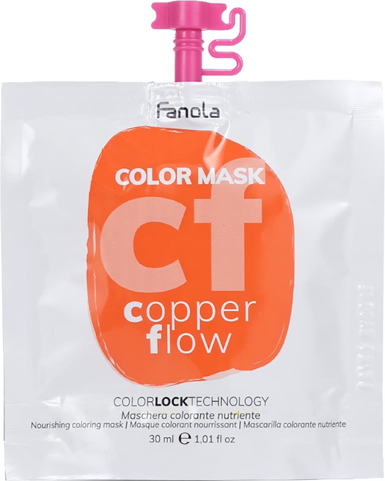 Fanola Color Mas Nourishing Colouring Mask Copper Flow 30 ml