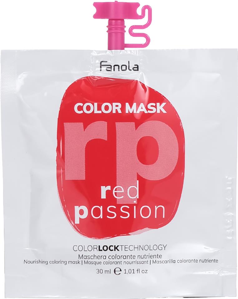 Fanola Color Mask Nourishing Colouring Mask Red Passion 30 ml