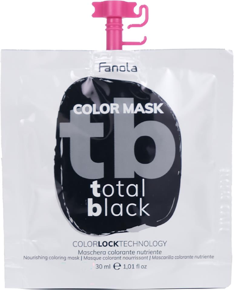 Fanola Color Mask Nourishing Colouring Mask Total Black 30 ml