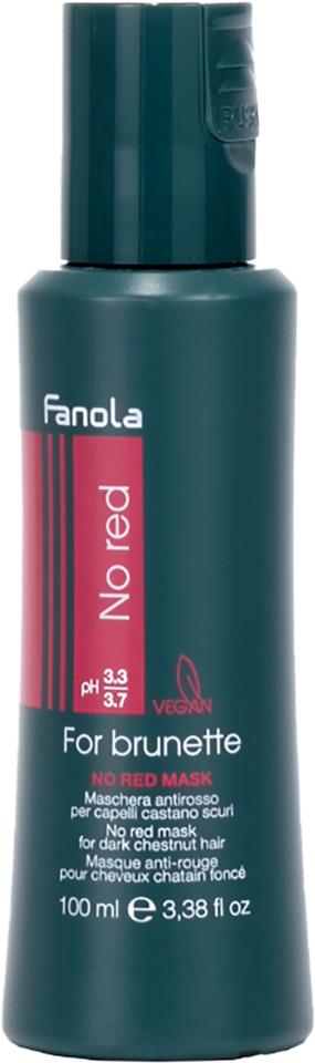 Fanola No Red Mask For Dark Chestnut Hair 100 ml