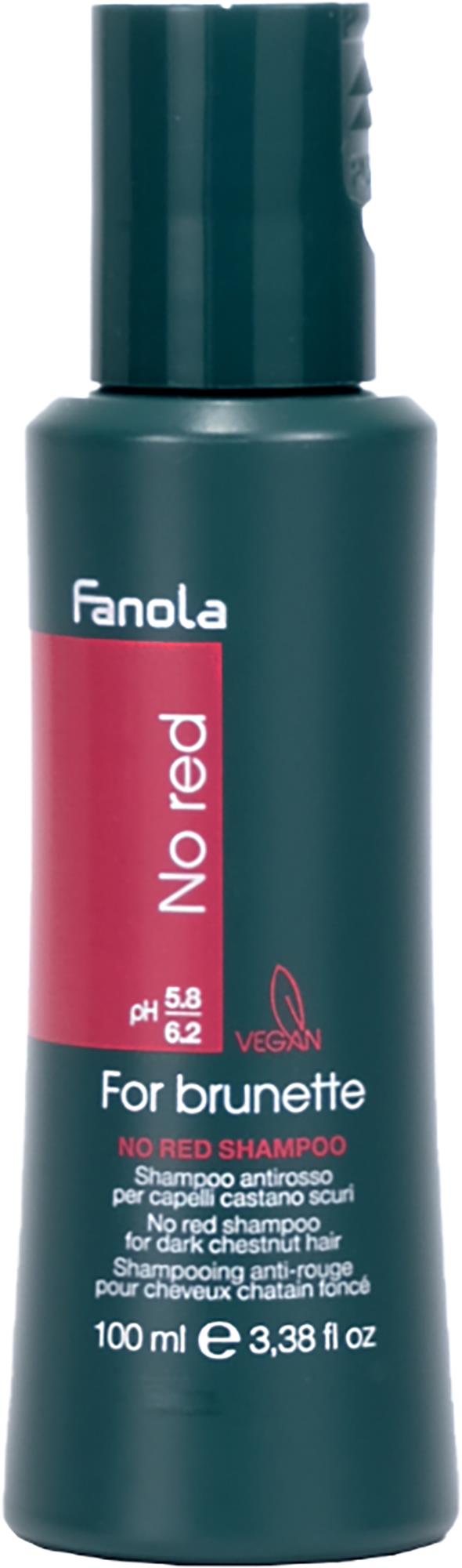 Fanola No Red Shampoo For Dark Chestnut Hair 100 ml