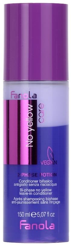 Fanola No Yellow Care 2-Phase Potion Bi-Phase Leave-In Conditioner 150 ml