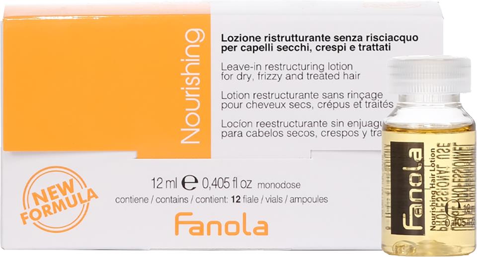 Fanola Nourishing Restructuring Leave-In Lotion 12X12 ml
