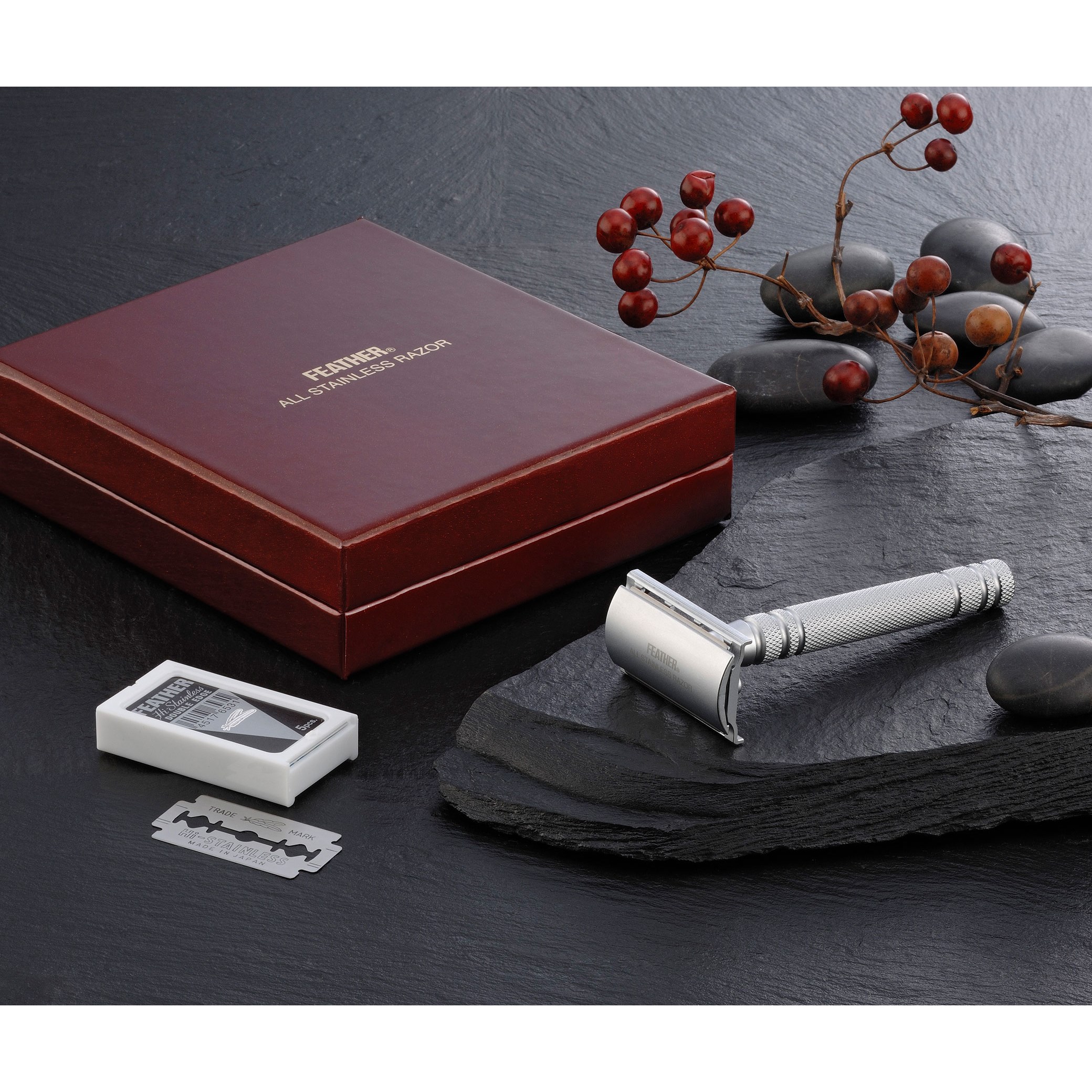 Feather All Stainless Double Edge Razor AS-D2 1 szt. (obrázok 3)
