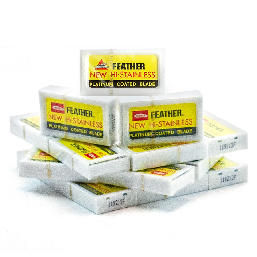 Alternativ bild 1 för No Brand Feather Dubbelrakblad 10st