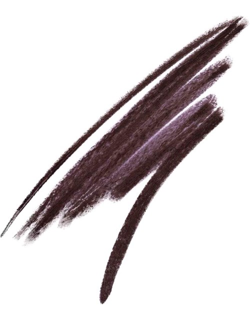 Bold, dark brushstrokes in an abstract design on white background.