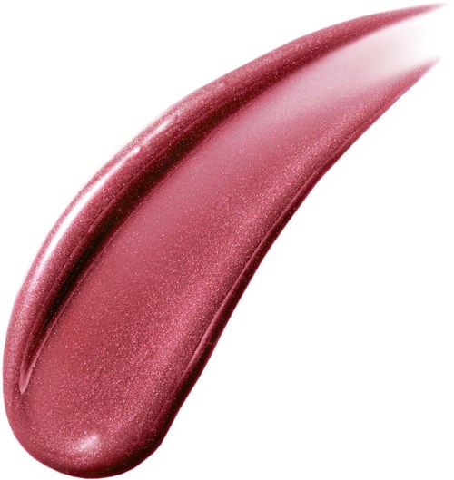 En provklick av rosa, glittrig, glänsande läppstift eller läppglans.