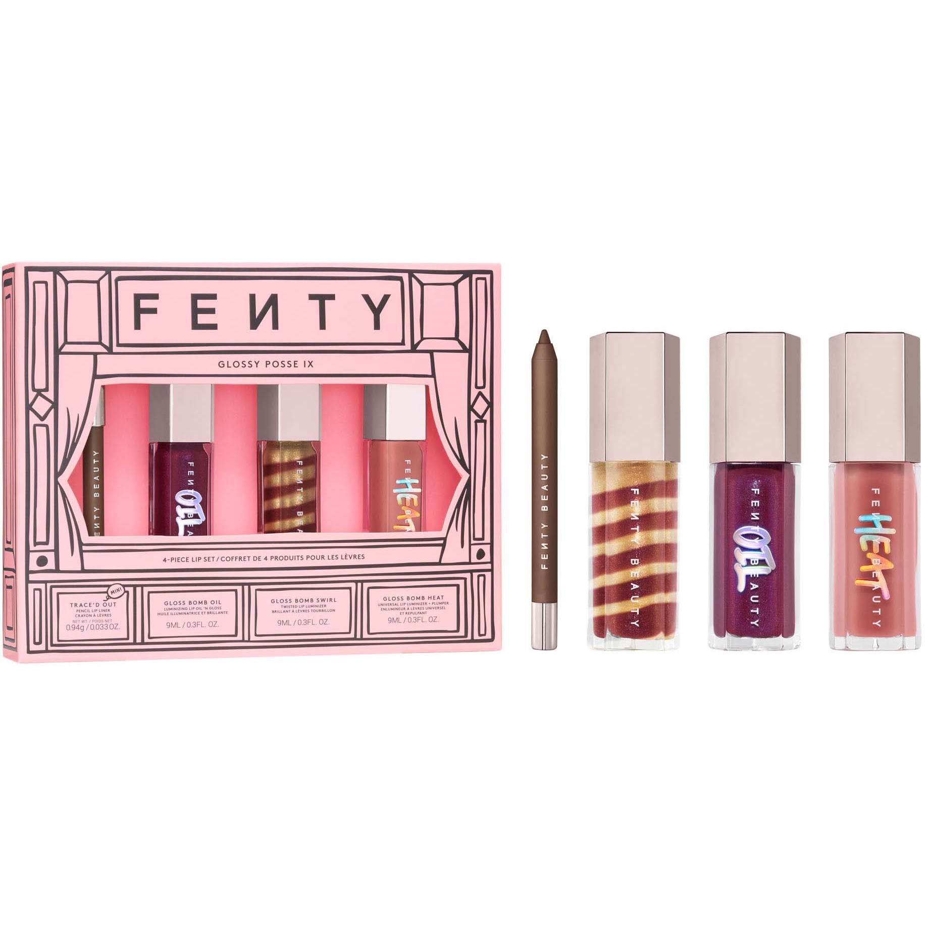 Fenty Beauty Limited Edition 4-piece Lip Set