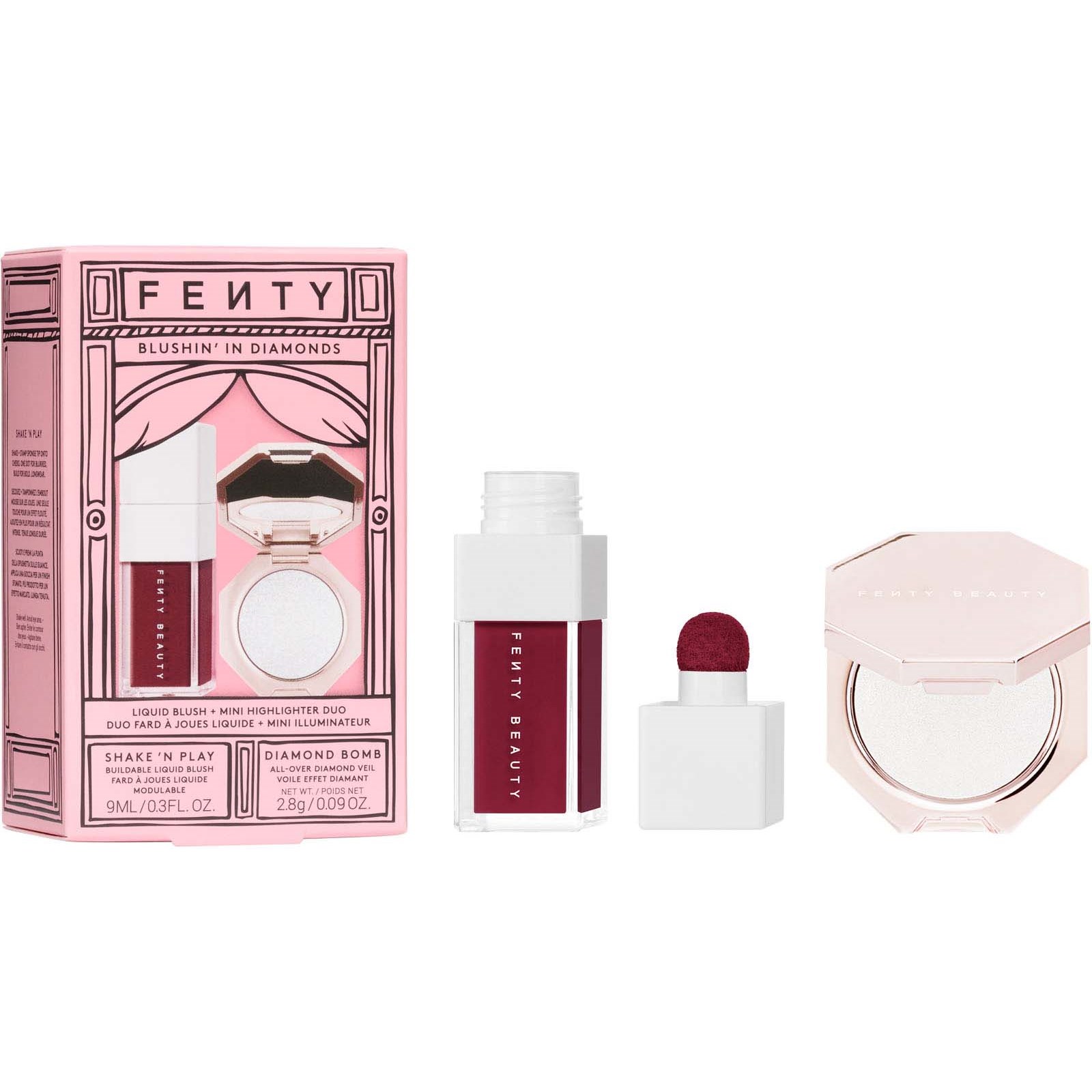 Fenty Beauty Limited Edition Liquid Blush + Mini Highlighter Duo
