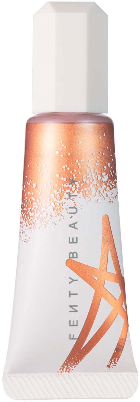 Eine weiße Tube mit weißem Deckel, orange und silbernes Design, und der Schriftzug 'BEAUTY BUZZ'.