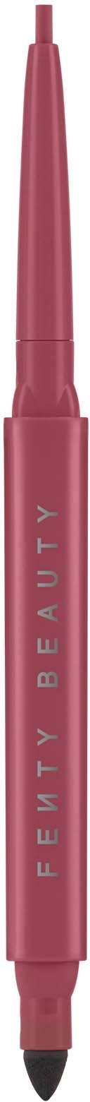 En rosa Fenty Beauty-penna med lock och penselspets.