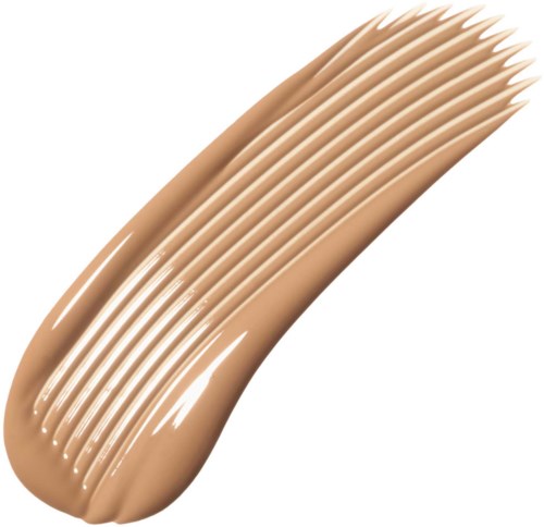 En beige foundation-nyans med jämnt utspridda ränder som visar en slät och krämig textur.