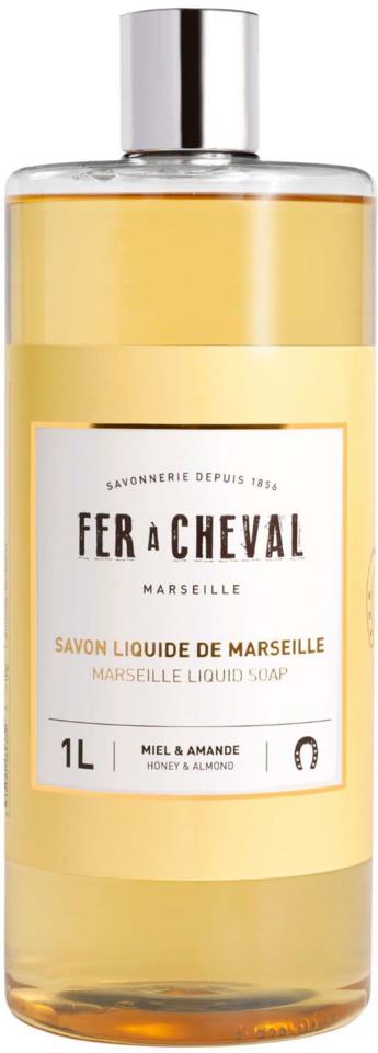 Fer à Cheval Marseille Liquid Soap Refill Honey & Almond 1000 ml
