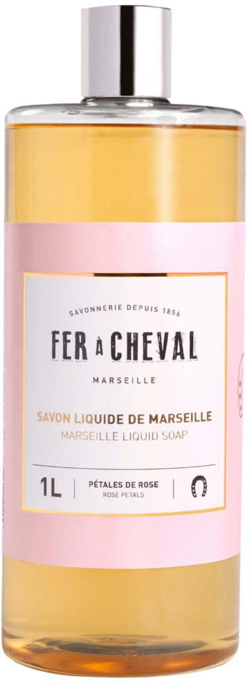 Fer à Cheval Marseille Liquid Soap Refill Rose Petals 1000 m