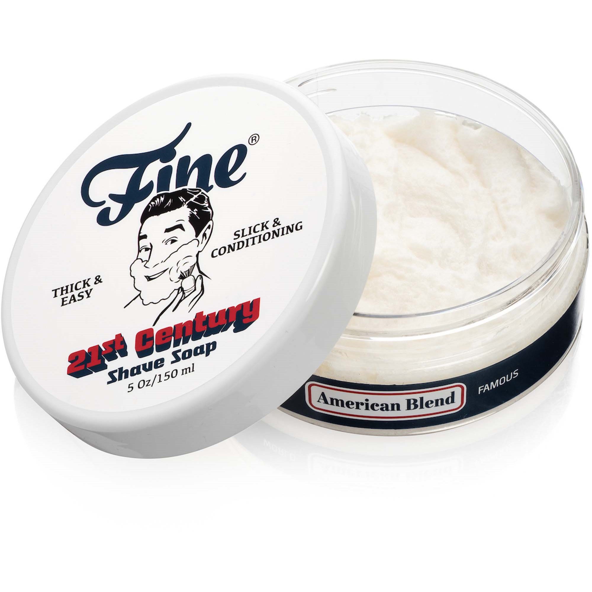 Fine Accoutrements American Blend Barbersæbe i skål, 150 ml.