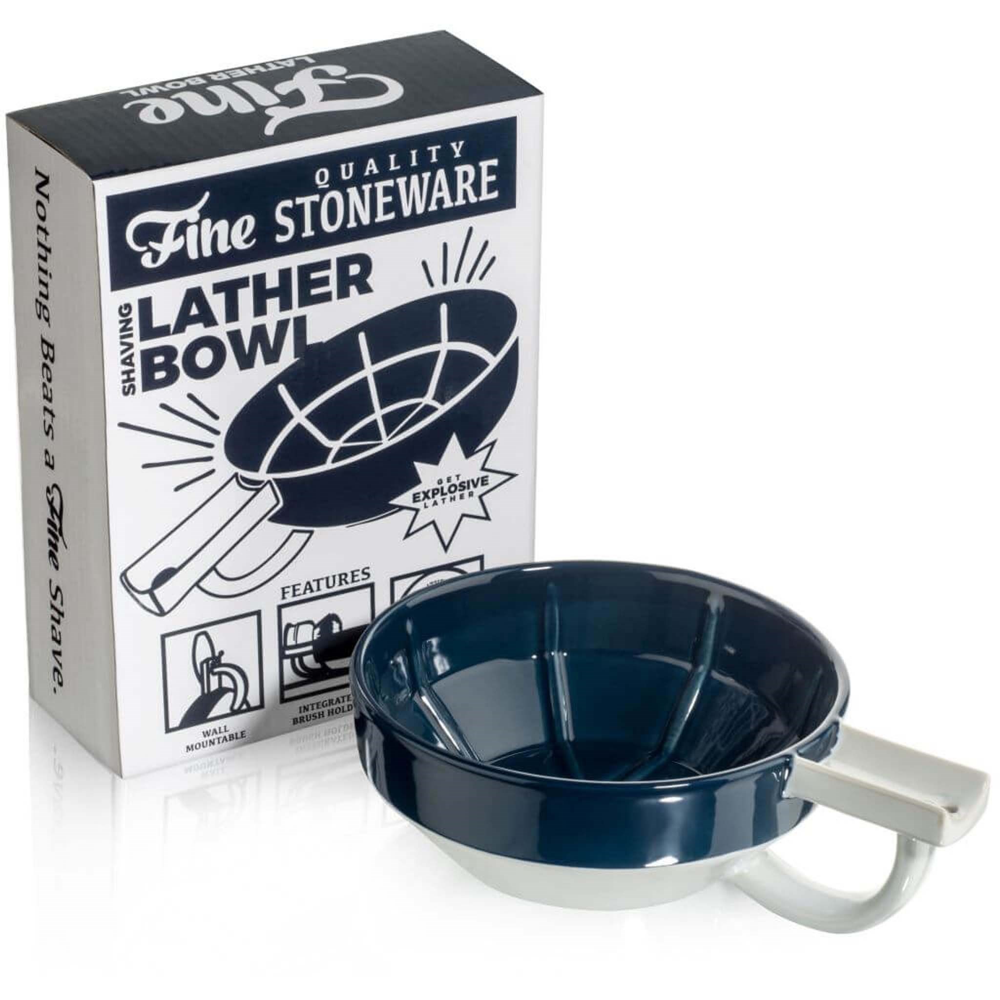 Läs mer om Fine Accoutrements Porcelain Shaving Bowl Blue/White