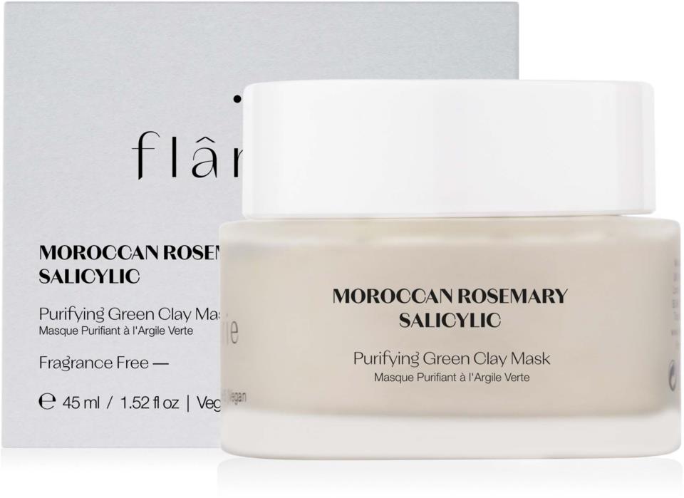 flânerie skincare MOROCCAN ROSEMARY Purifying Green Clay Mask 45 ml