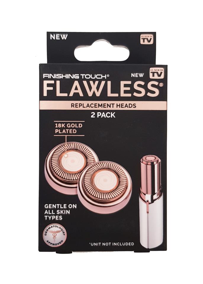 Flawless Deluxe Replacemant heads 2 stk.