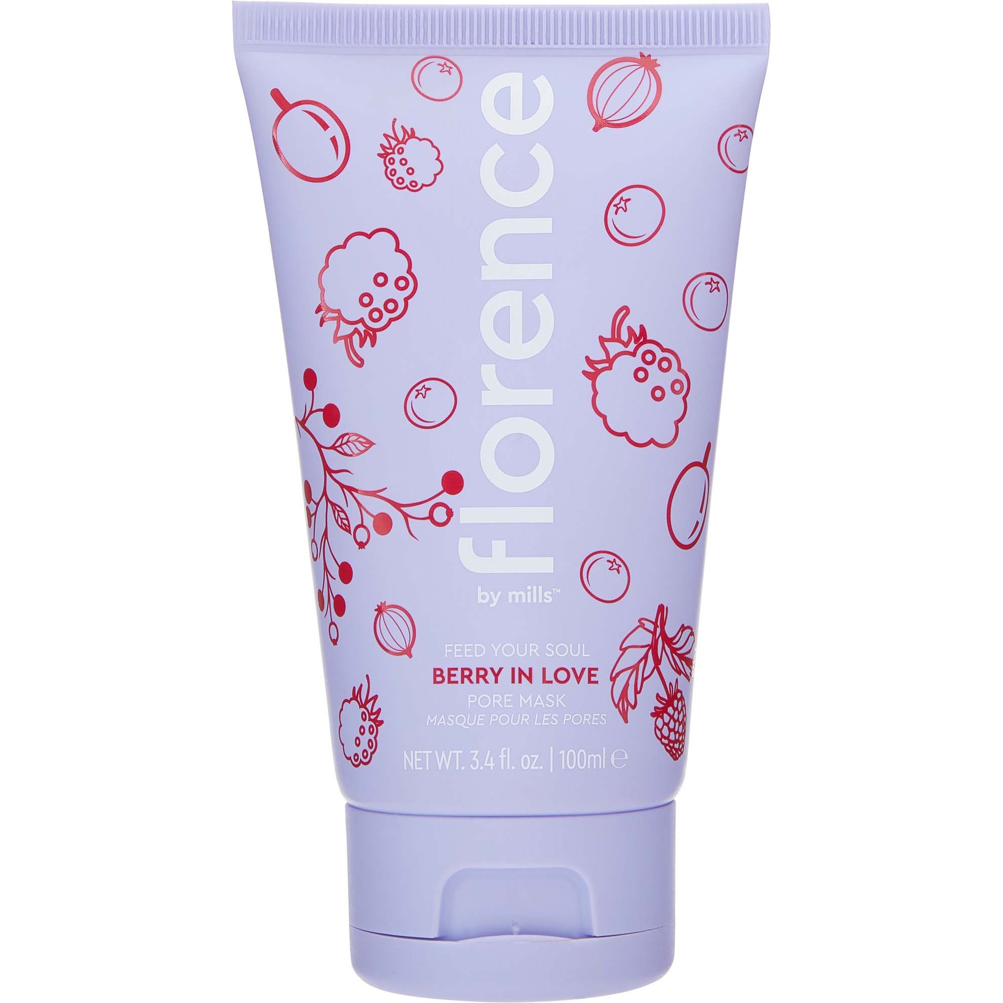 Läs mer om Florence By Mills Feed Your Soul Berry in Love Pore Mask 100 ml