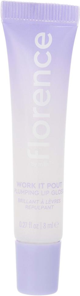 Florence By Mills Work It Pout Lip Gloss Pink Wink 8 ml