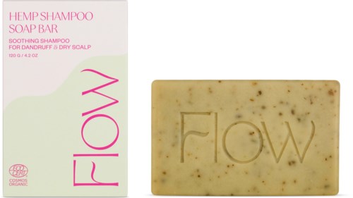 Flow Cosmetics Hemp Shampoo Soap Bar 120 g