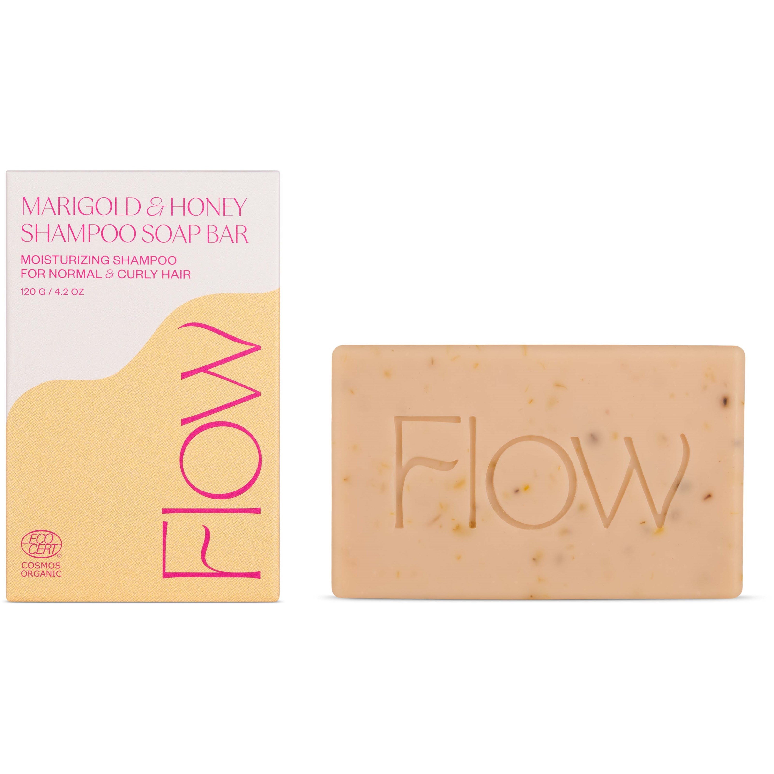 Flow Cosmetics Marigold & Honey Shampoo Soap Bar 120 g