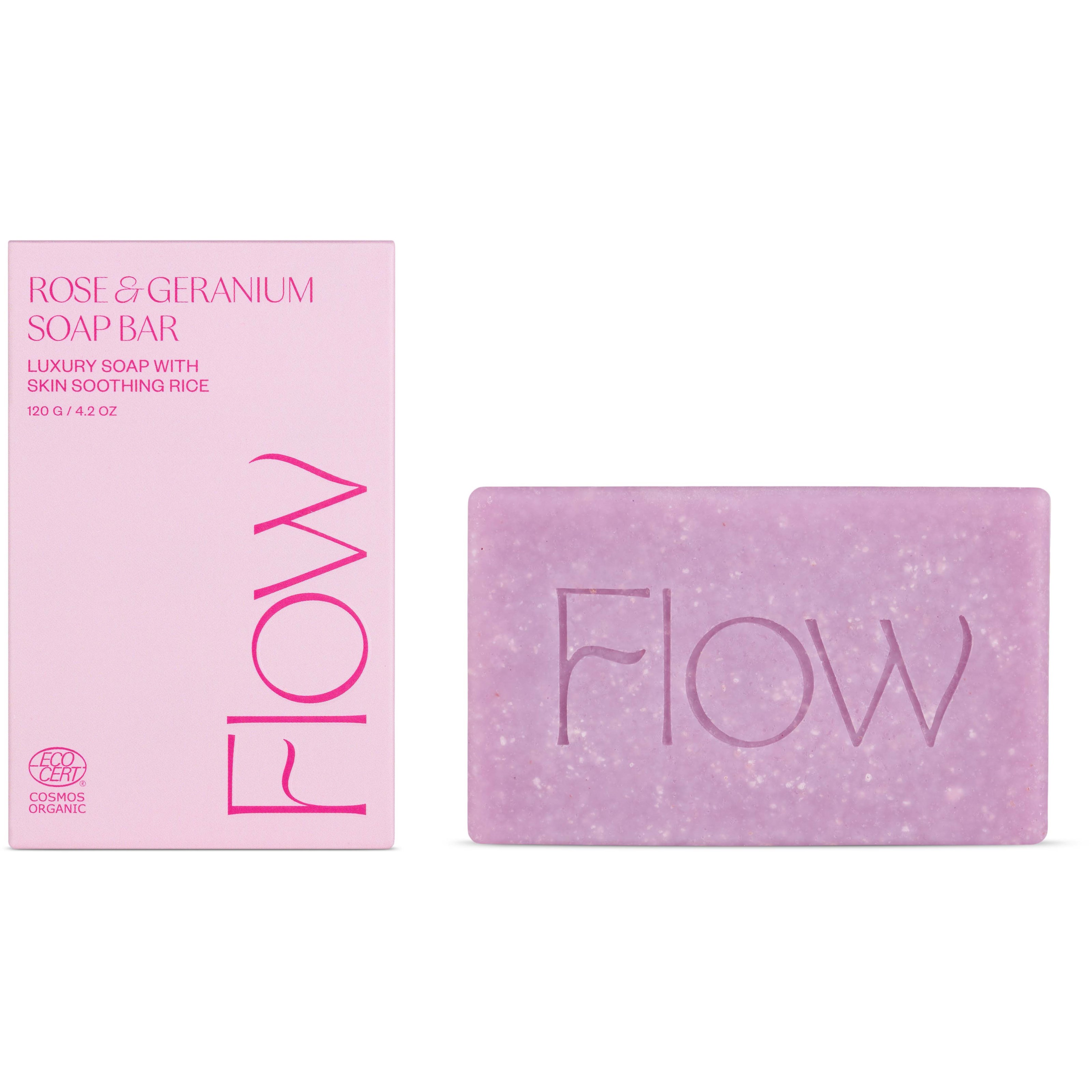 Flow Cosmetics Rose & Geranium Soap Bar 120 g