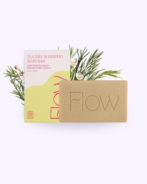 Flow Cosmetics Tea Tree Shampoo Soap Bar 120 g