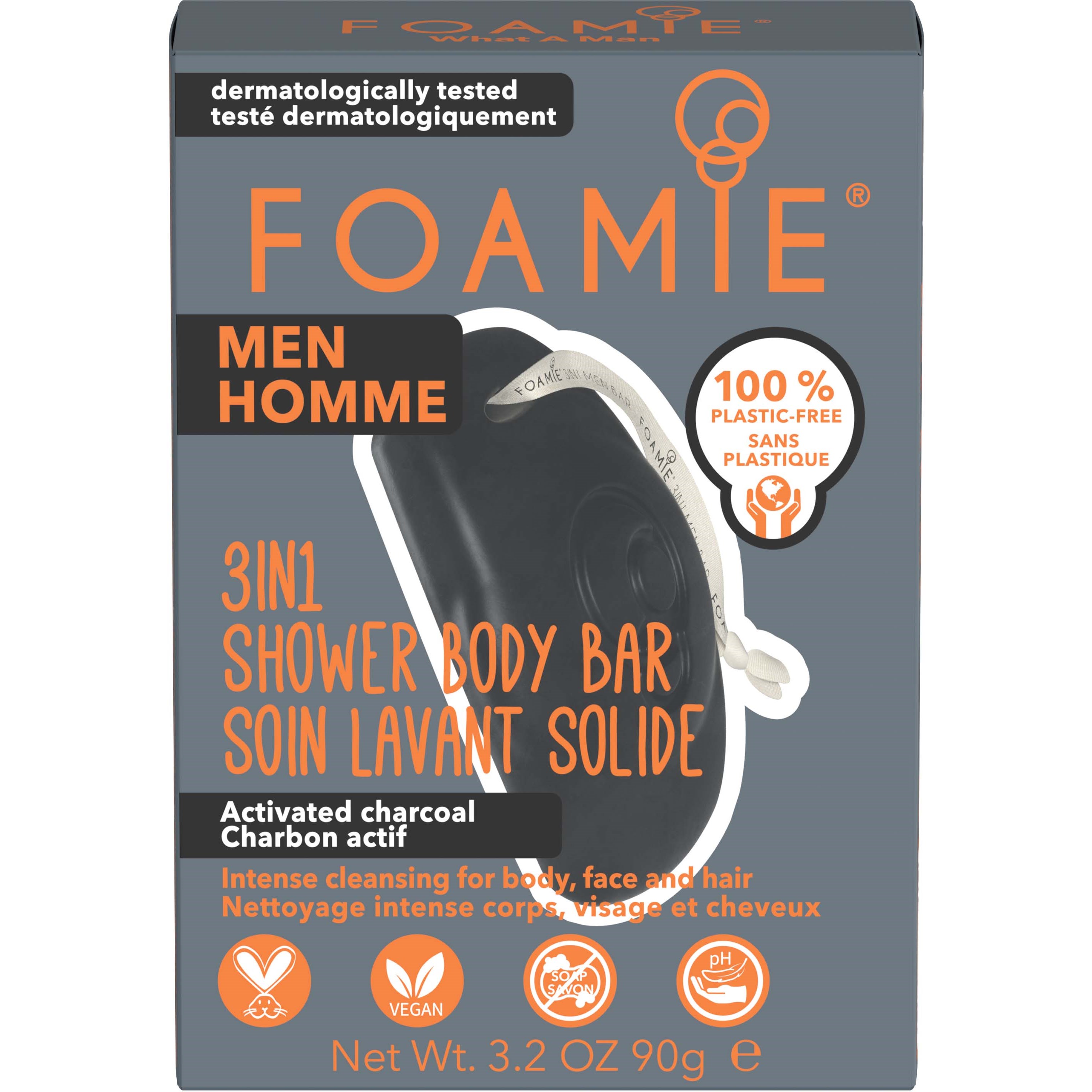 Foamie 3in1 Shower Body Bar For Men
