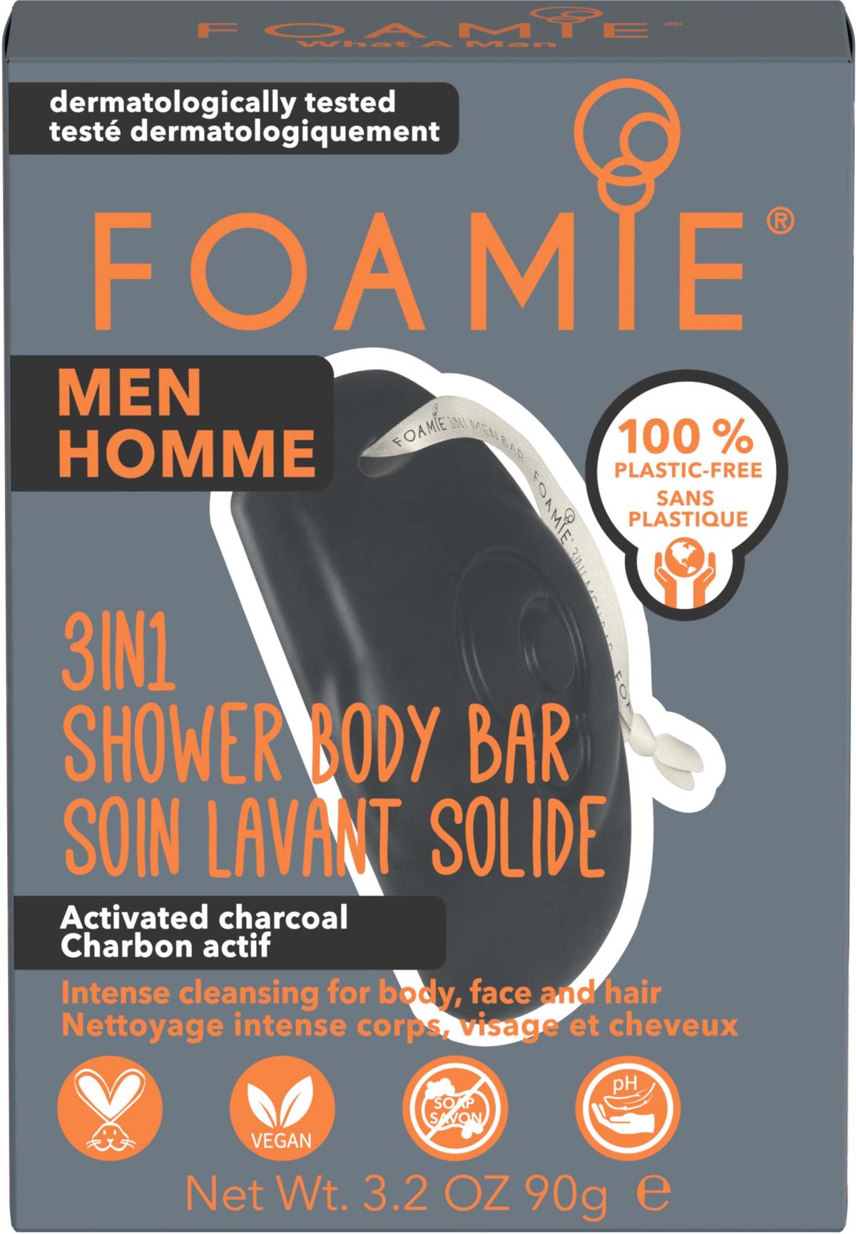 Foamie 3in1 Shower Body Bar For Men | lyko.com