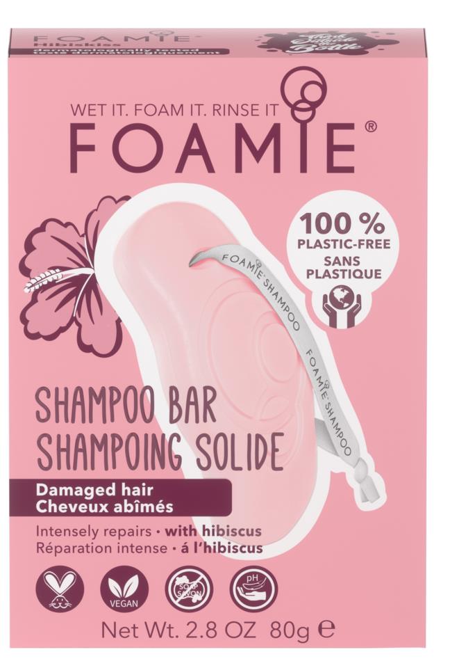 Foamie Shampoo Bar Hibiskiss (for damaged hair)