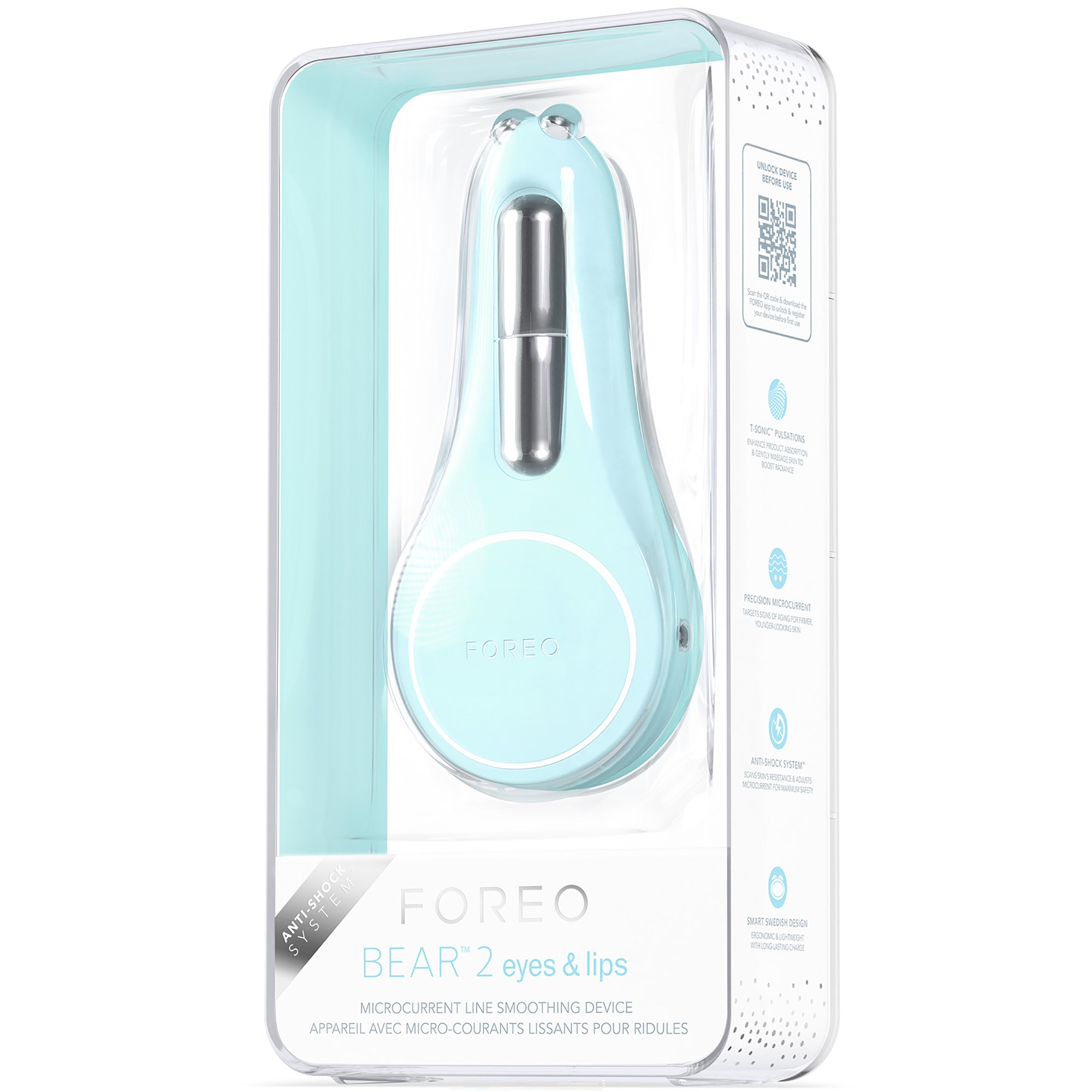 FOREO BEAR 2 Eyes & Lips Arctic Blue (obrázok 3)