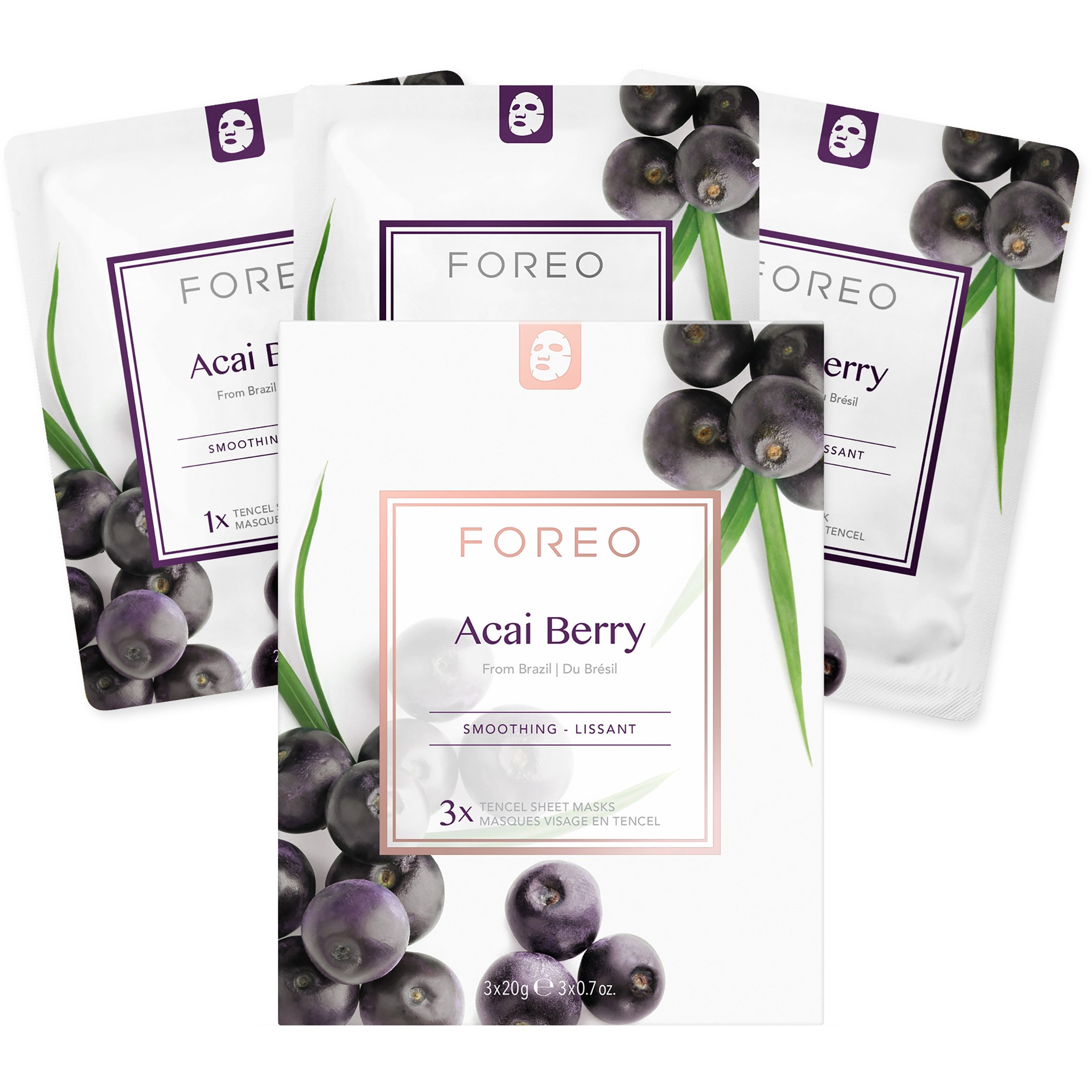 FOREO Farm To Face Acai Berry Sheet Mask billede