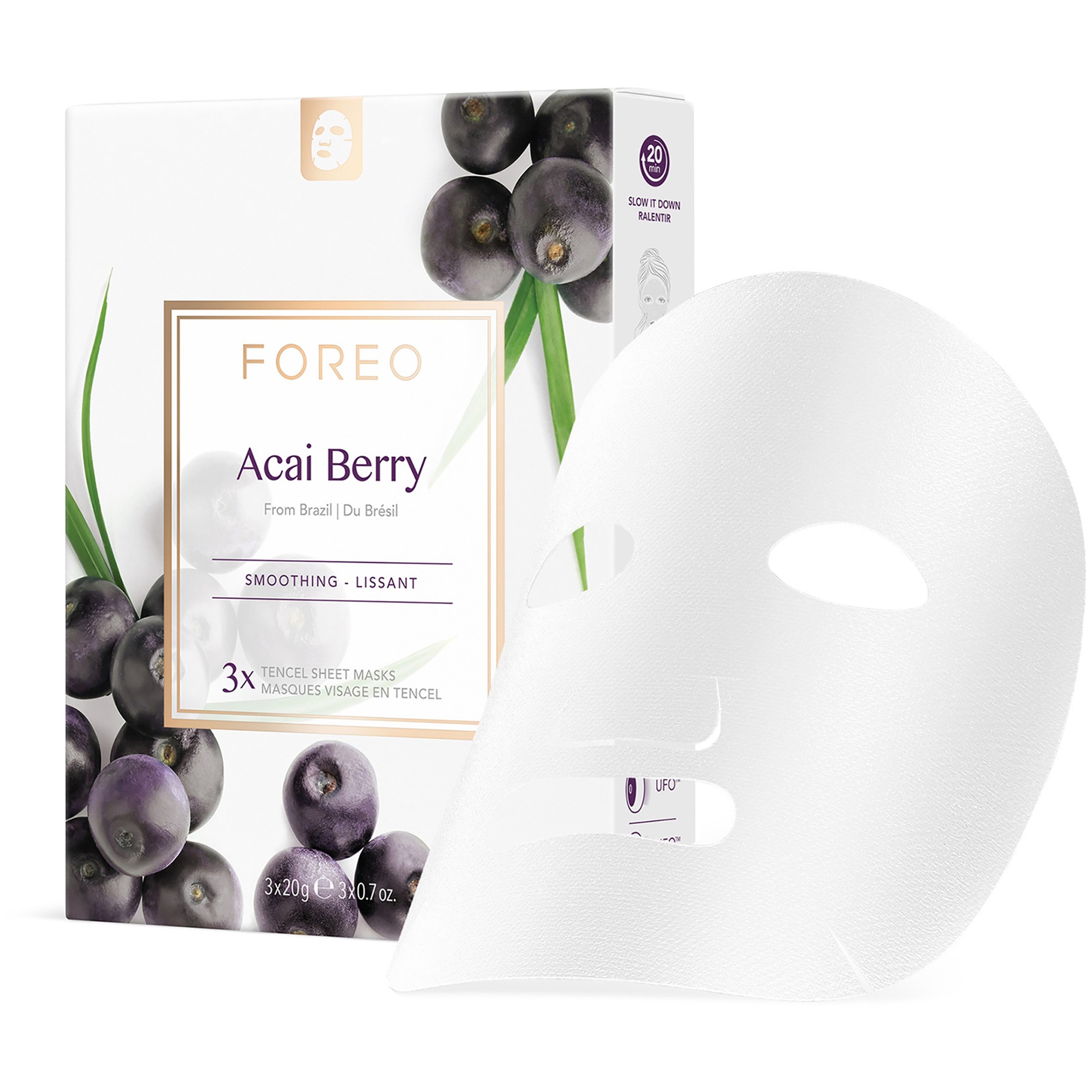 Alternativ bild 1 för Foreo Acai Berry Mask 20 g