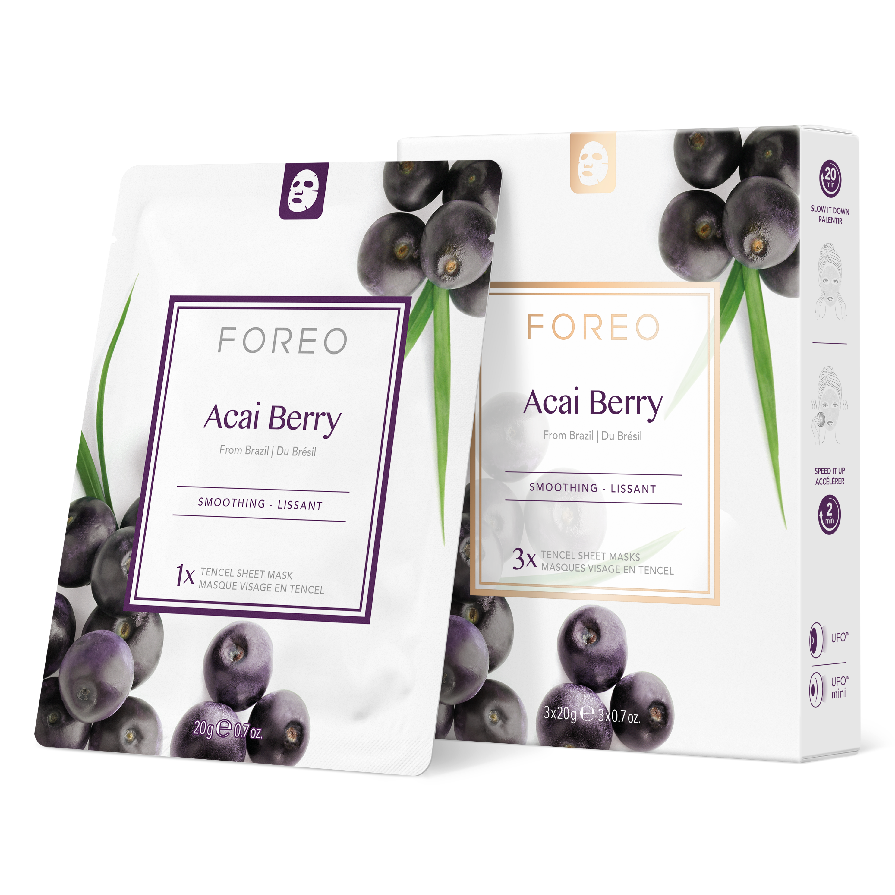 Läs mer om FOREO Farm to face Acai Berry x3