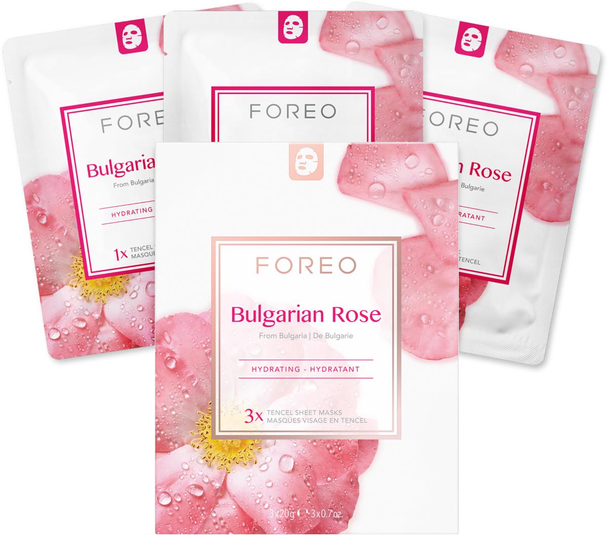 FOREO Farm To Face Bulgarian Rose Sheet Mask