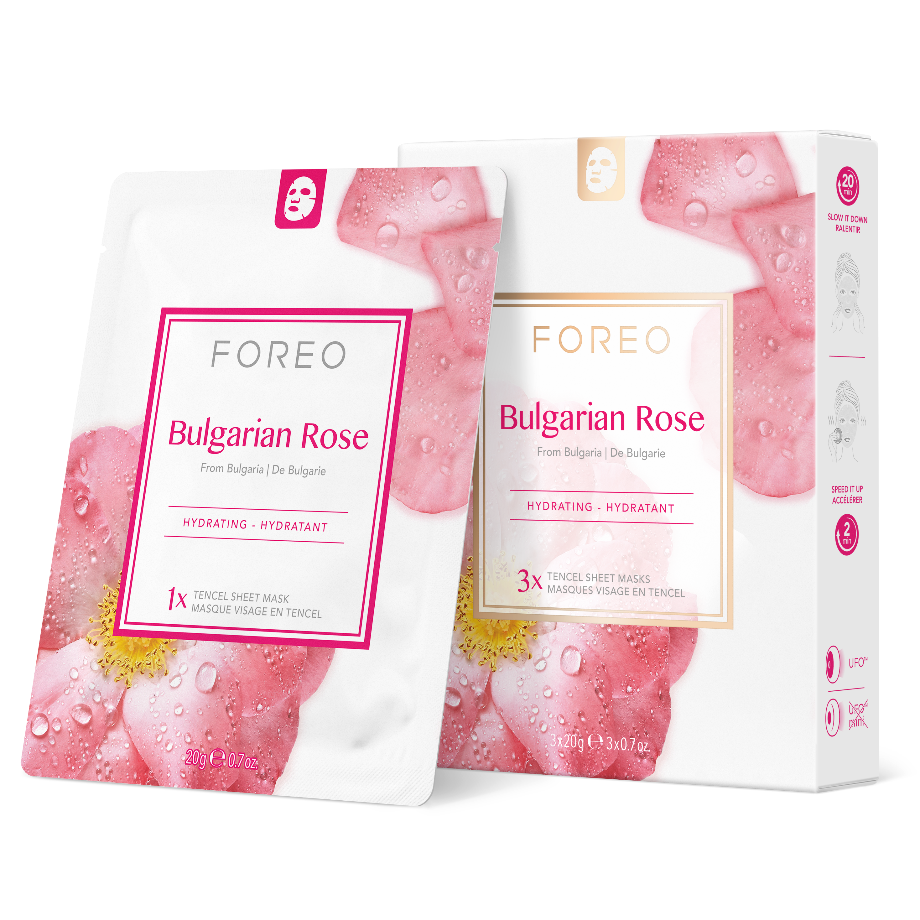 Läs mer om FOREO Farm to face Bulgarian Rose x3