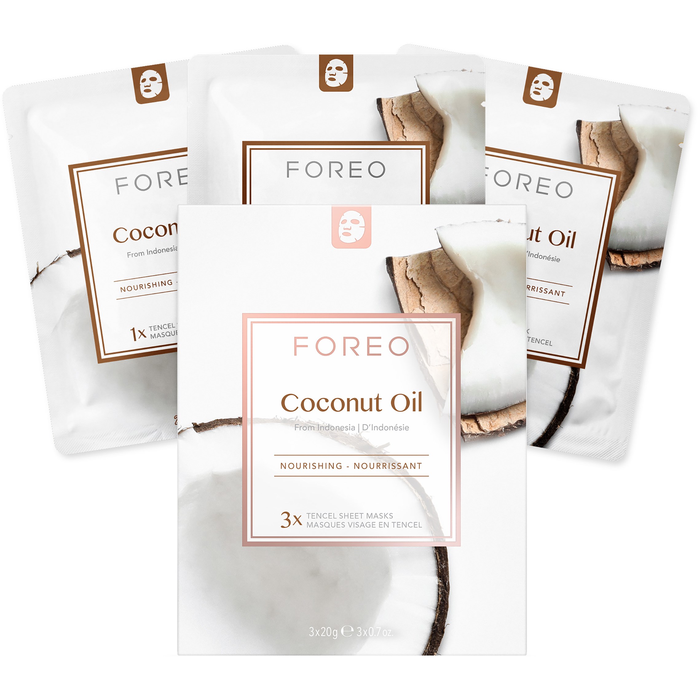 FOREO Farm To Face Coconut Oil Sheet Mask billede