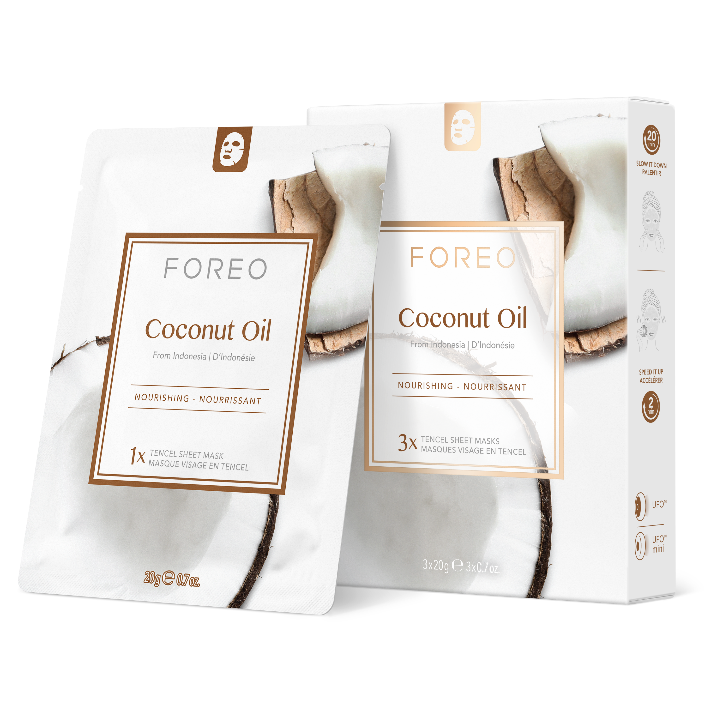 Läs mer om FOREO Farm to face Coconut Oil x3