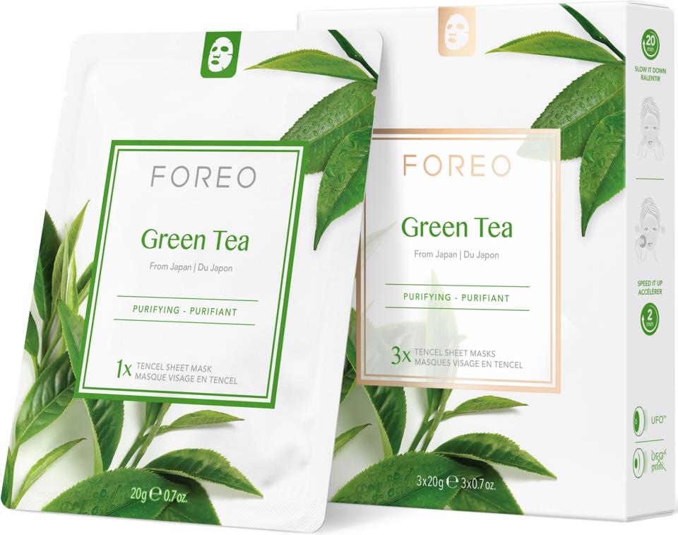 FOREO Farm to face Green Tea Sheet Mask