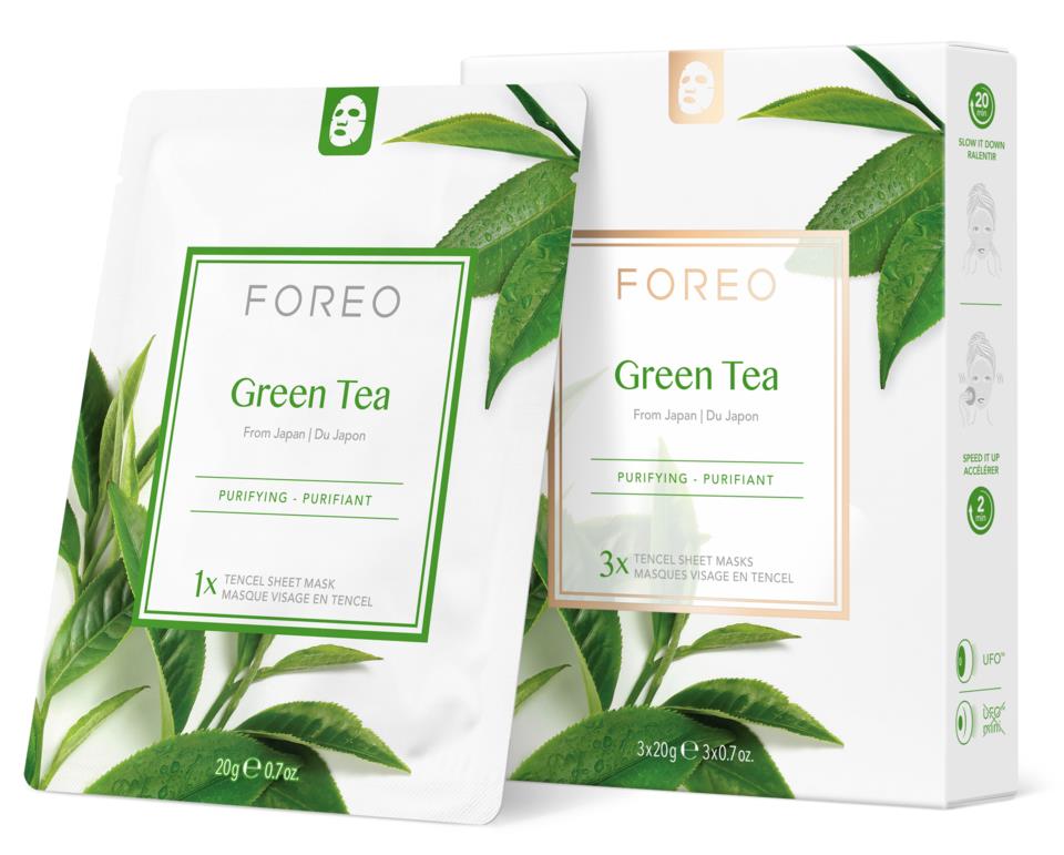 FOREO Farm to face Green Tea Sheet Mask