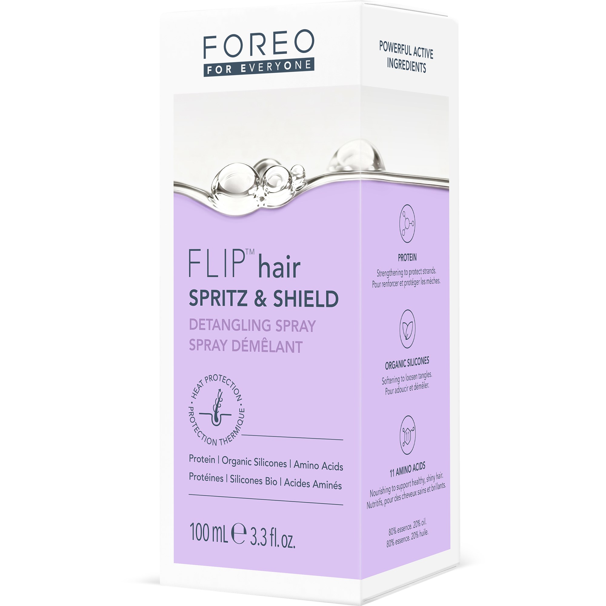 FOREO FLIP Hair Spritz & Shield Detangling Spray 100 ml (zdjęcie 3)