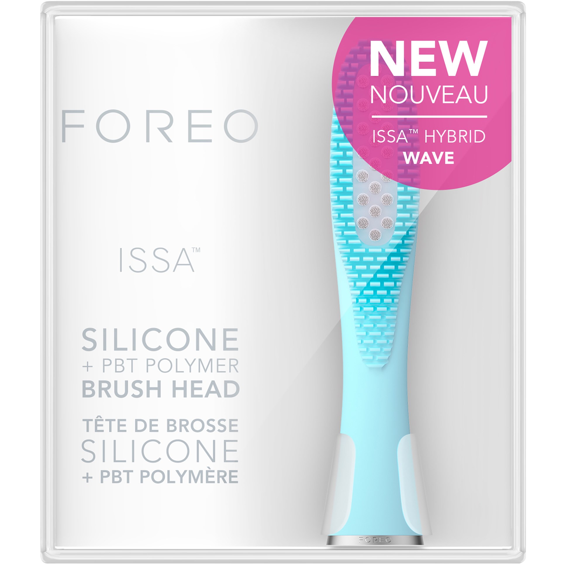 Alternativ bild 1 för FOREO ISSA Hybrid Wave Brush Head Mint