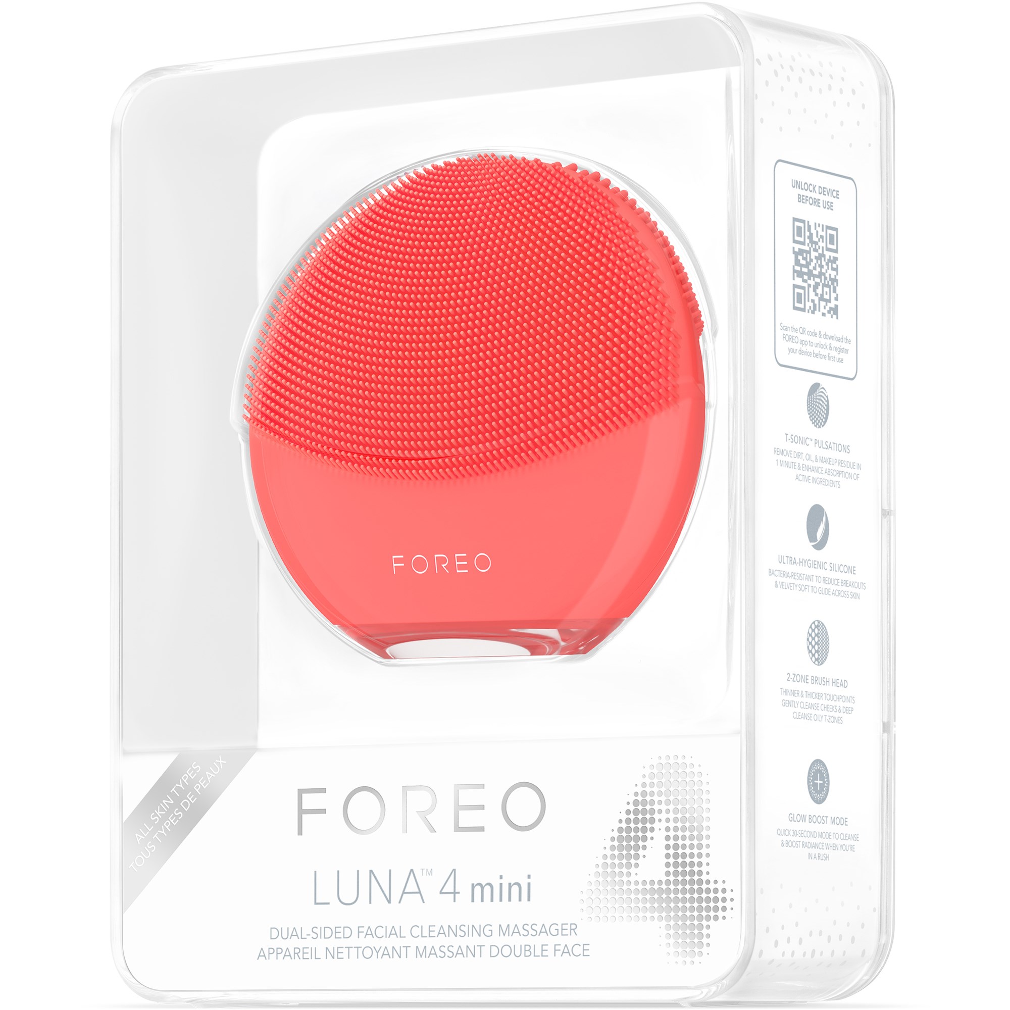 FOREO LUNA 4 mini Coral (obrázok 3)