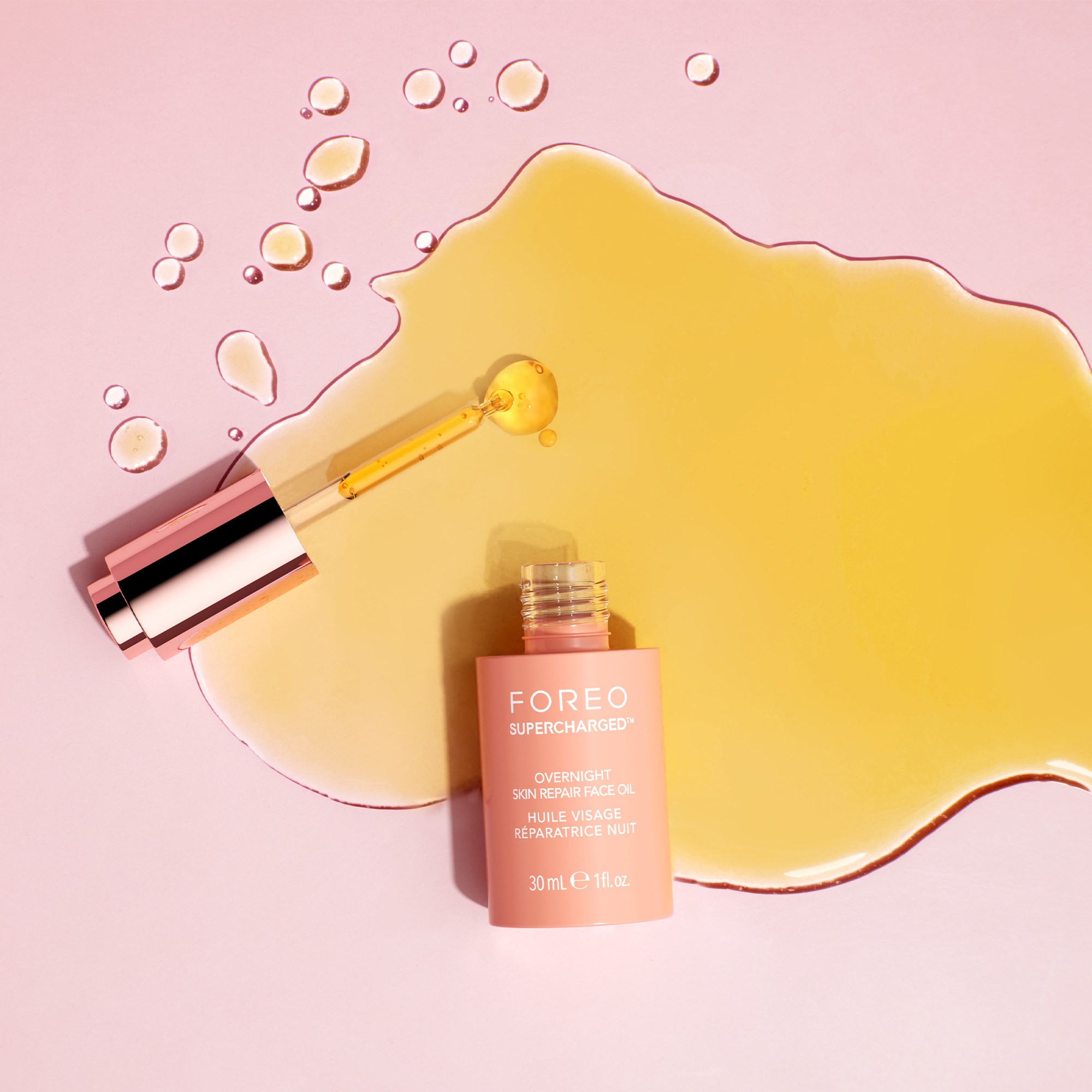 FOREO SUPERCHARGED™ Overnight Skin Repair Face Oil 30 ml (obrázok 4)