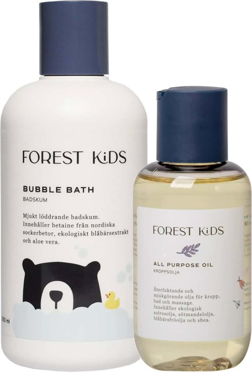 Forest Kids The Bath Ritual Bundle Bubble Bath 250 ml & All Round Oil 100 ml