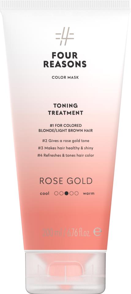 Four Reasons Color Mask Toning Treatment Rose Gold